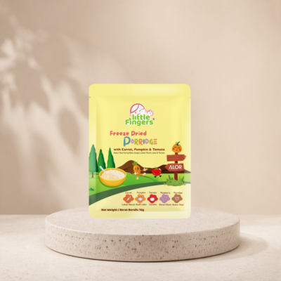Little Fingers Freeze-Dried Porridge with Carrot, Pumpkin & Tomato (1 packet)