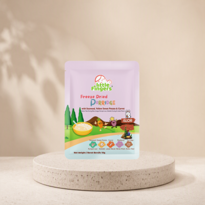Little Fingers Freeze-Dried Porridge with Seaweed, Yellow Sweet Potato & Carrot (1 packet)