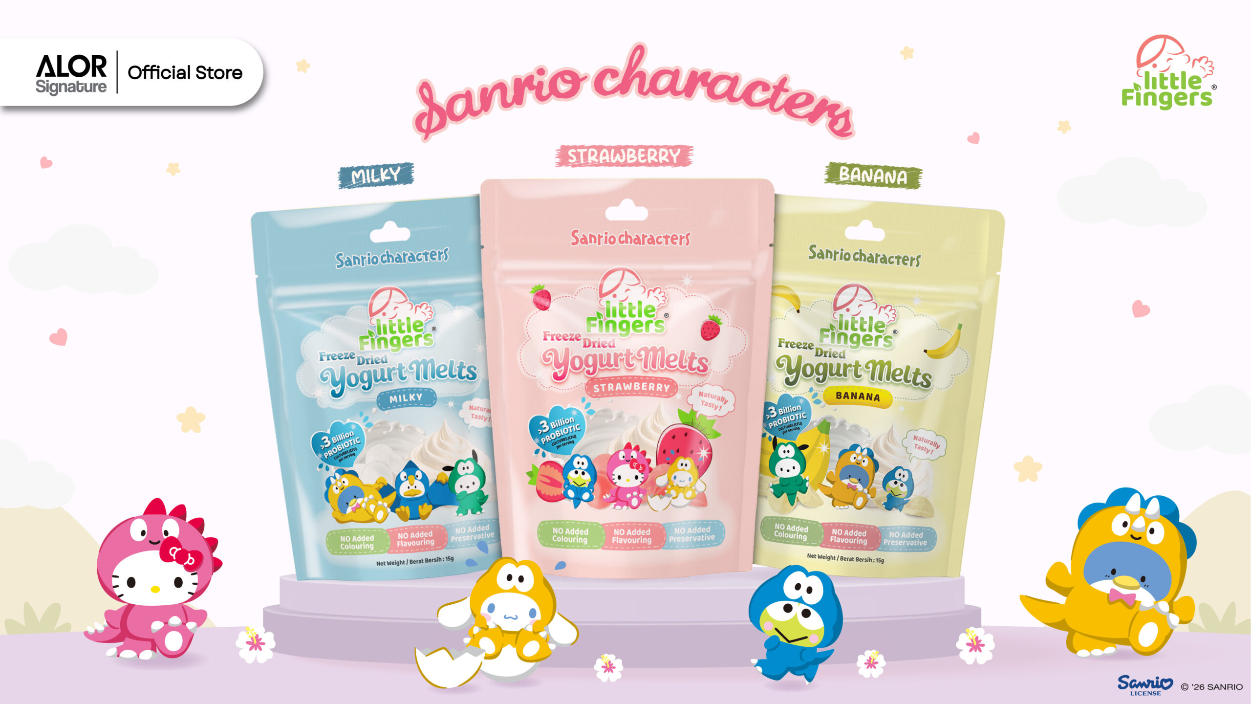 Banner_SANRIO_Little Fingers Yogurt Melts and FD Mini-01