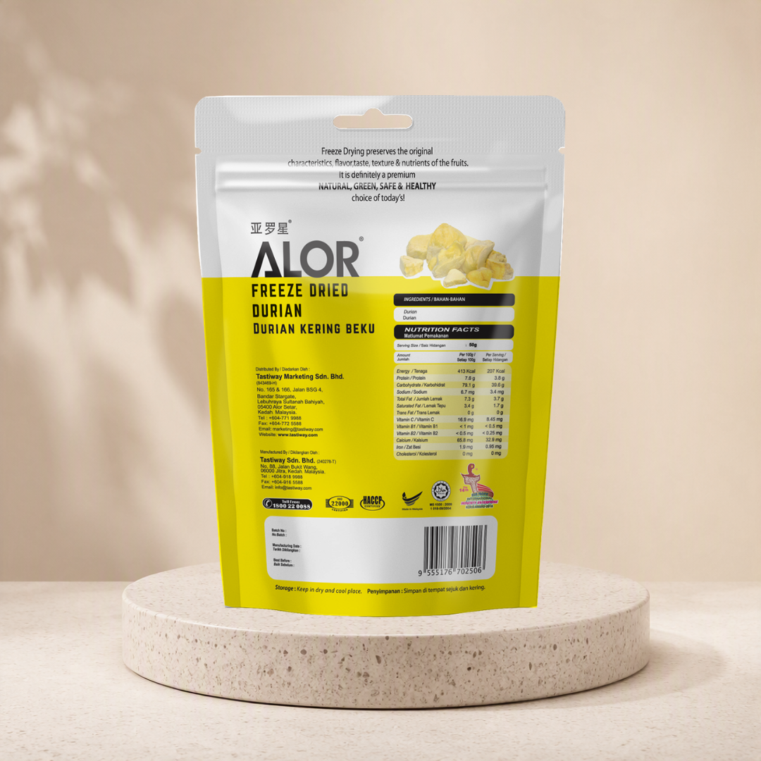 ALOR Freeze Dried Durian 50g - Image 2