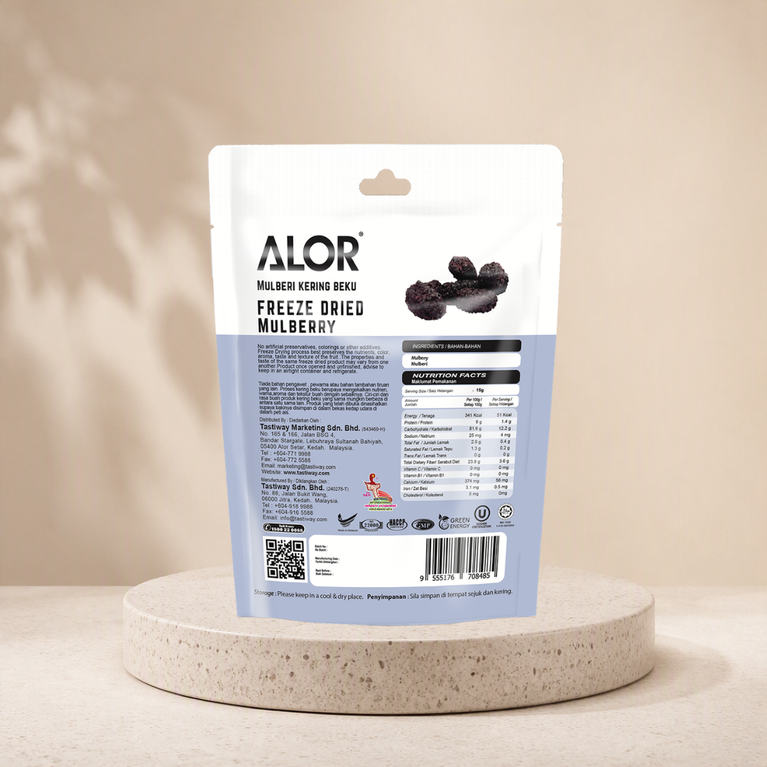 ALOR Freeze Dried Mulberry 15g - Image 2