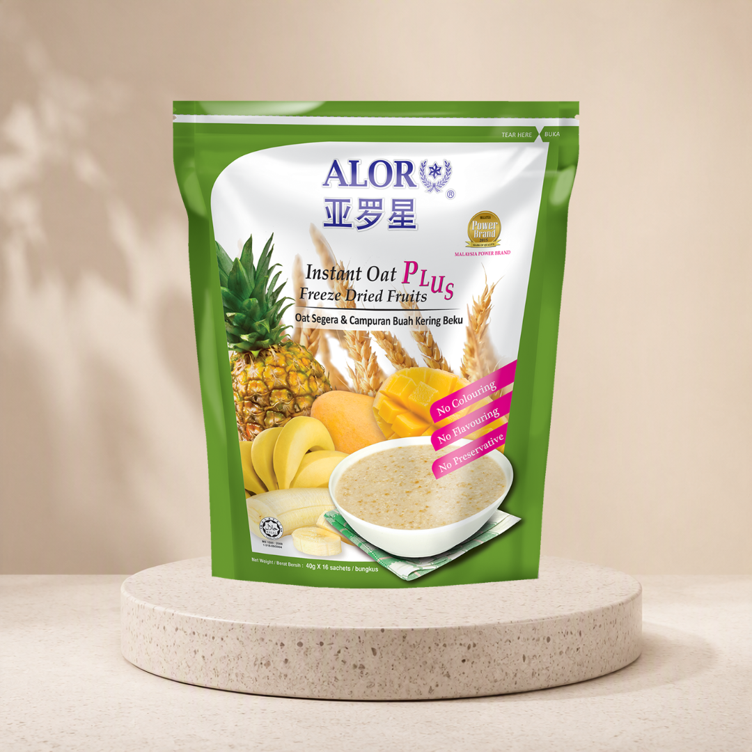 Alor Instant Oat Plus Freeze Dried Fruits 16 sachets