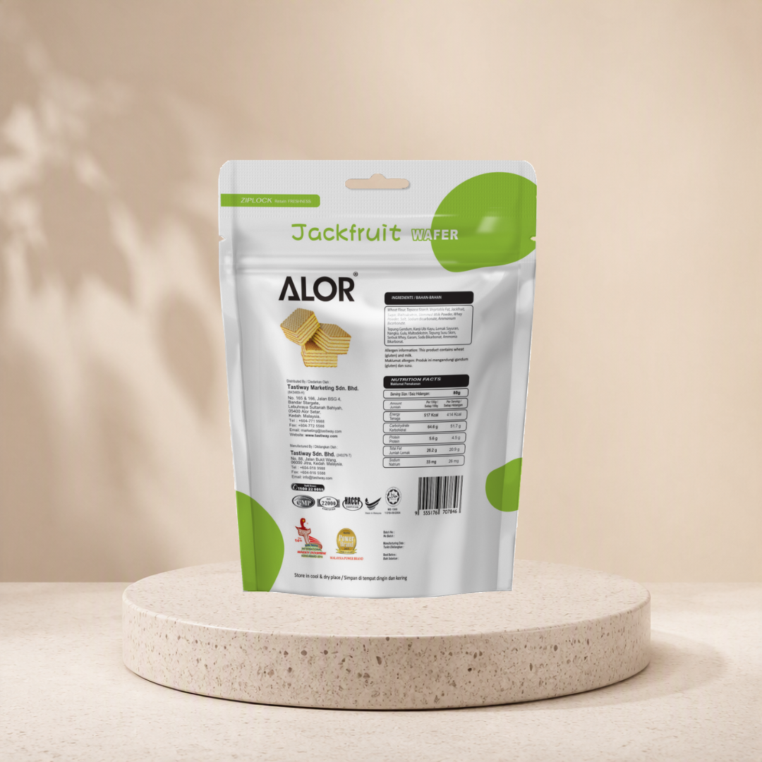 ALOR Jackfruit Wafer 80g - Image 2