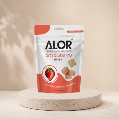 ALOR Strawberry Wafer 80g