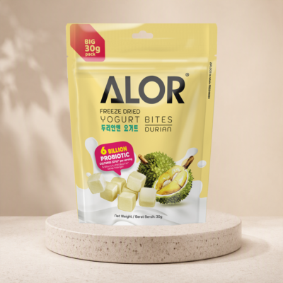 ALOR Freeze Dried Yogurt Bites- Durian 30g