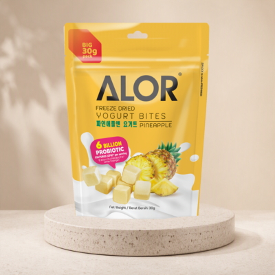 ALOR Freeze Dried Yogurt Bites- Pineapple 30g