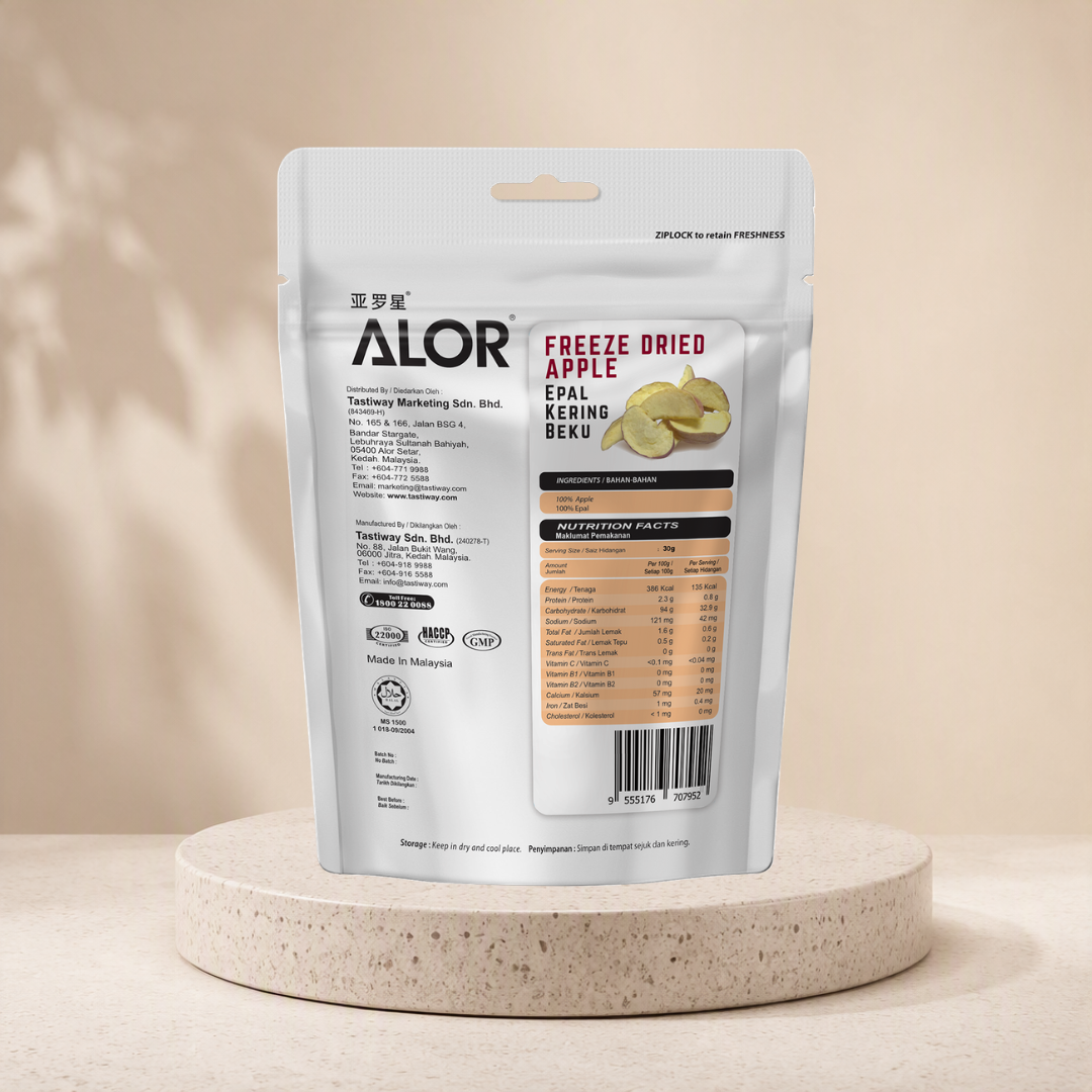 ALOR Freeze Dried Apple 30g - Image 2