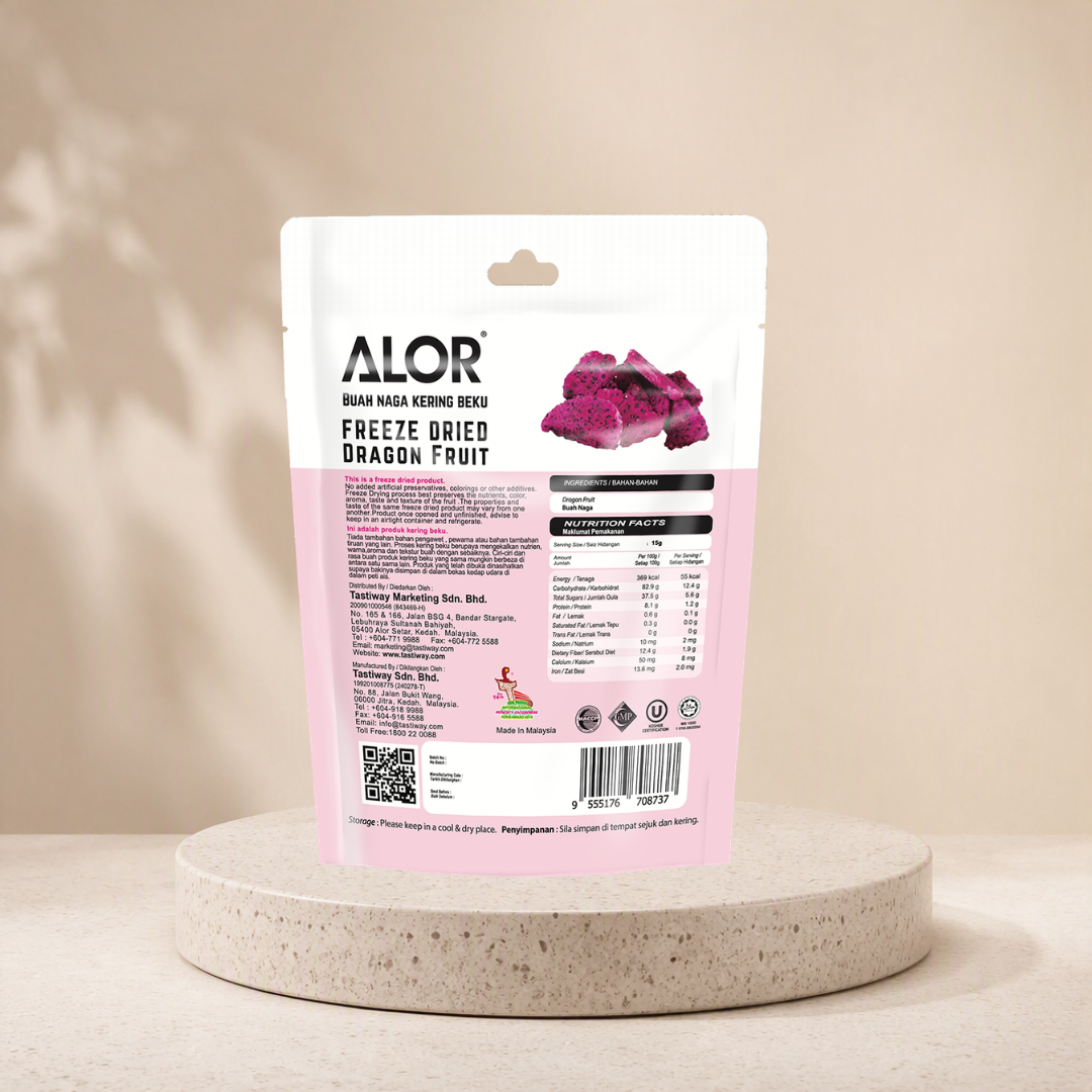 ALOR Freeze Dried Dragon Fruit 15g - Image 2